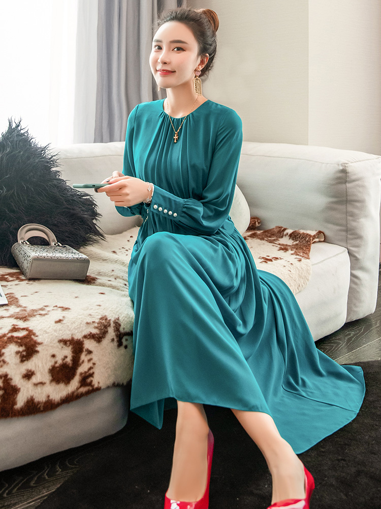 高冷系气质冷淡风连衣裙,中式高冷御姐风连衣裙