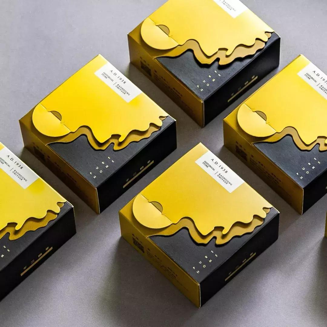 月饼礼盒港风包装设计图,月饼礼盒包装设计