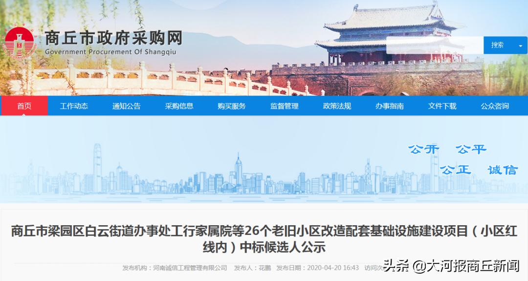 52个商丘老小区升级改造,商丘改造最新消息