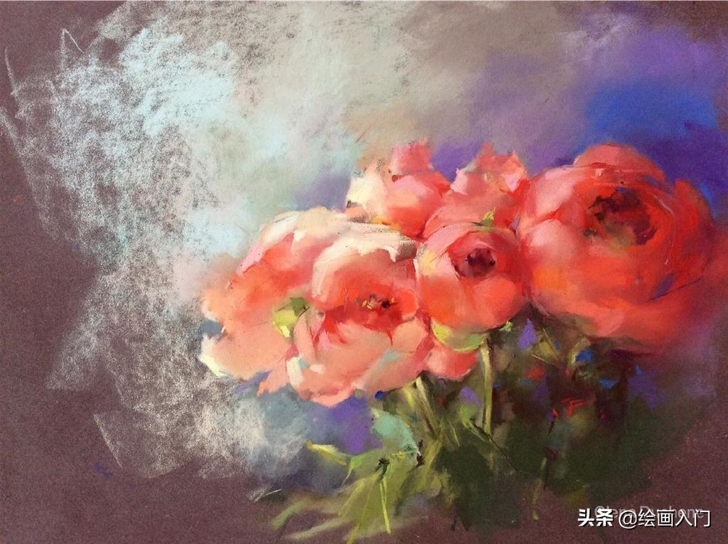 唯美写意水彩花卉,各种水彩花卉的表现技法学习吧