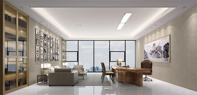 90后总经理办公室效果图,90后总经理办公设计