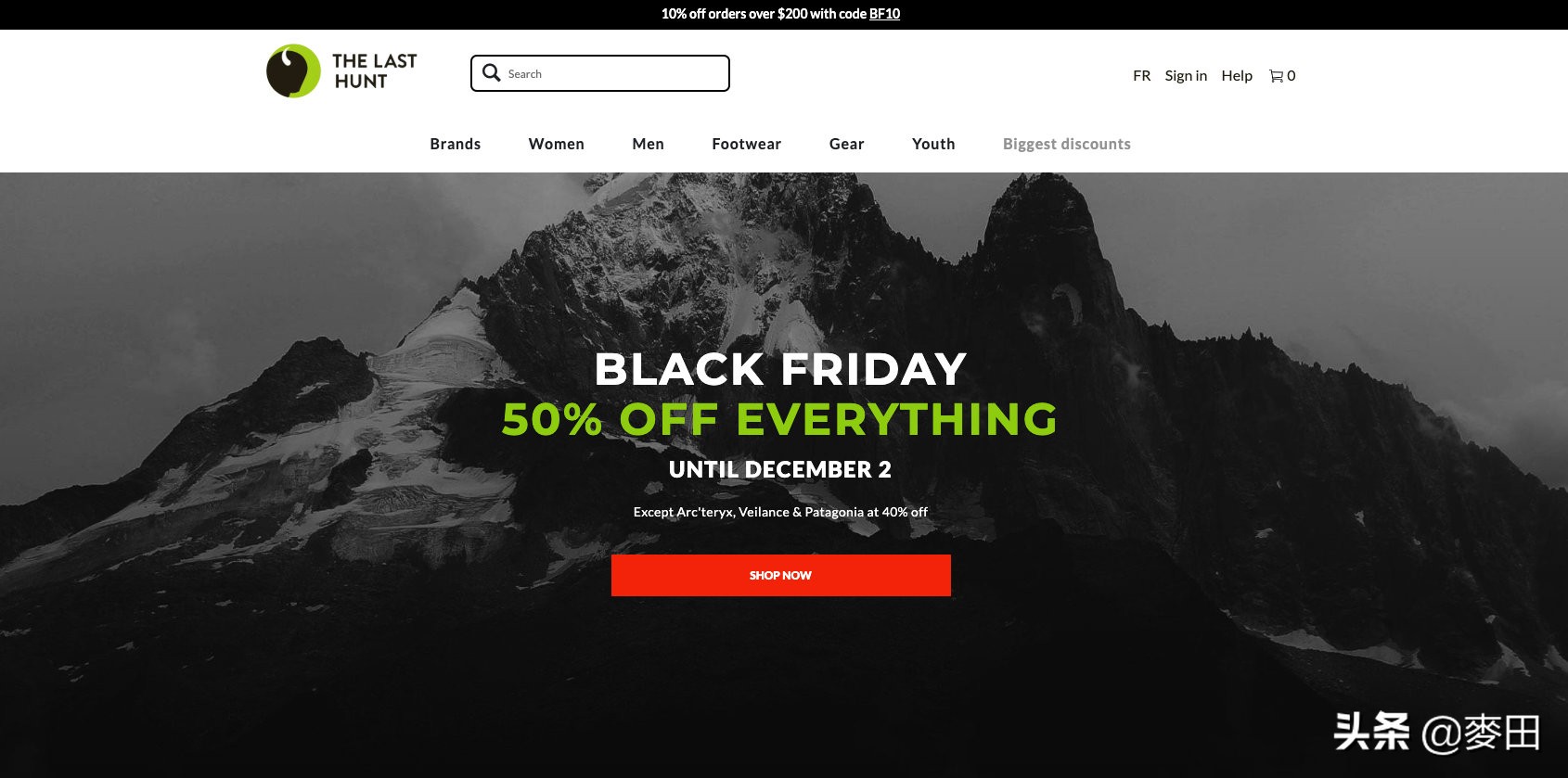 户外海淘网站推荐,海淘户外网站