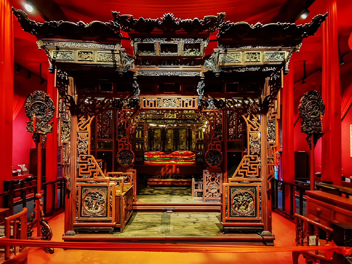 新安江山水画廊景区村落,漳潭古村