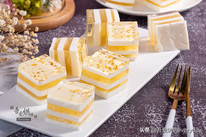 椰汁桂花糕正宗做法视频,如何做椰汁桂花糕