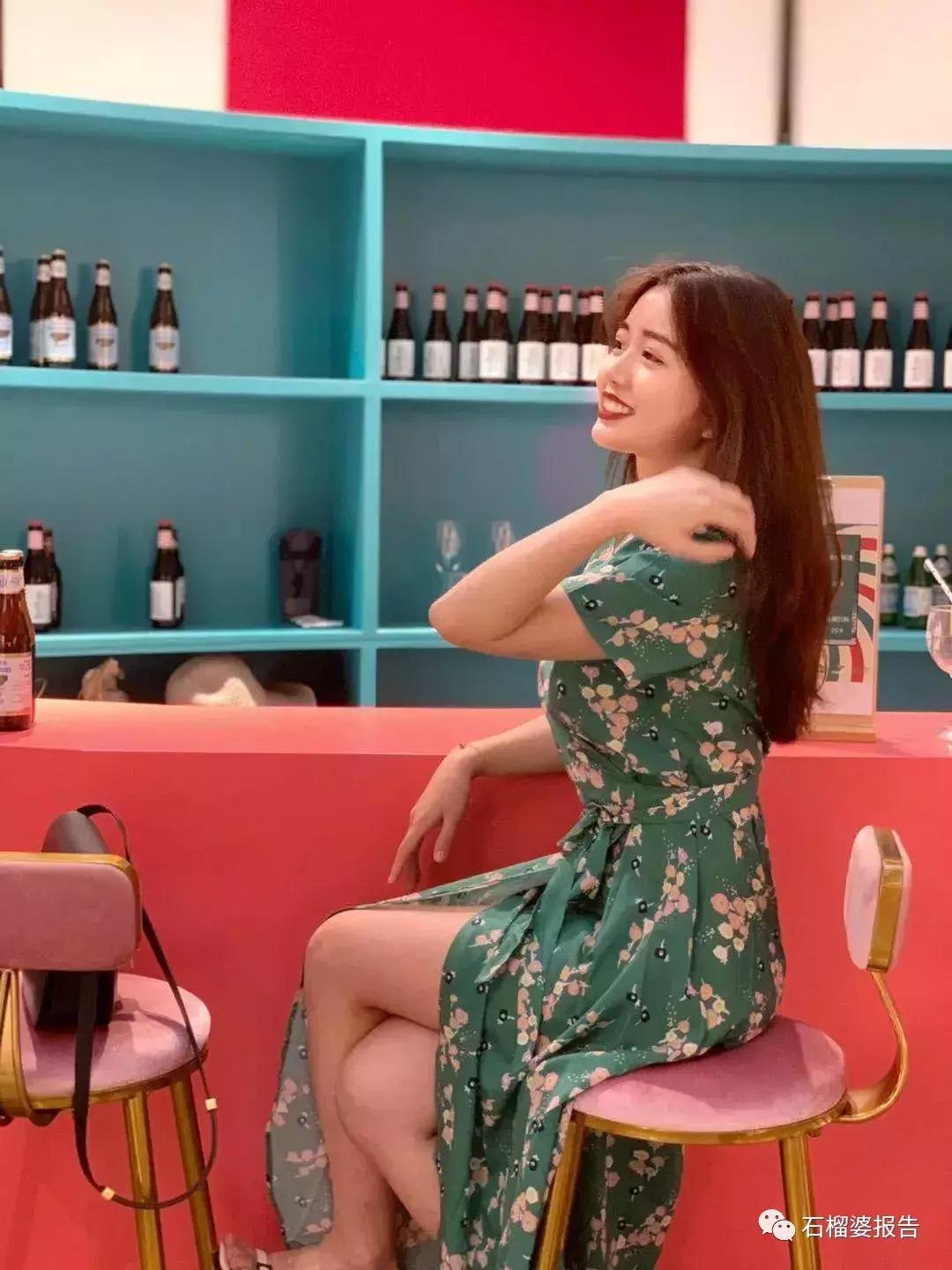 穿上它就不需要P图,这条短袖连衣裙真实爱上