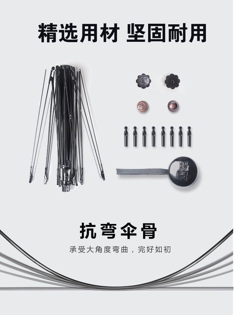 高颜值又防晒又防雨的雨伞,五折伞防晒小巧便捷遮阳雨伞