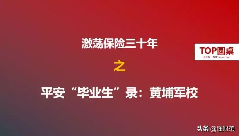 「激荡保险三十年」平安“毕业生”录：黄埔军校
