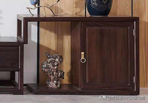 新中式客厅电视柜效果图,餐厅客厅电视柜隔断柜新中式