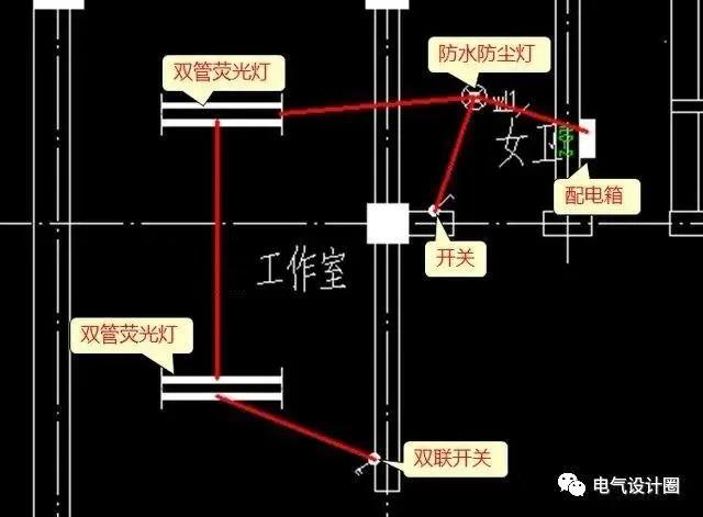 照明系统识图视频教程,电气照明安装平面图符号
