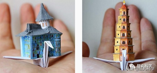 10种纸鹤折法,一天折50个千纸鹤