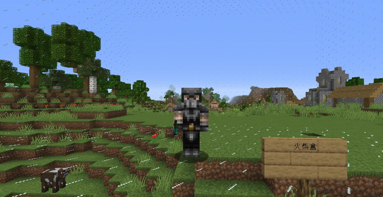 我的世界小型猪灵堡垒怎么做,我的世界教你做带猪圈的房子