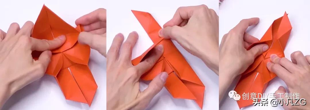 一张纸折精美花蝴蝶教程,会飞纸蝴蝶折法慢教程