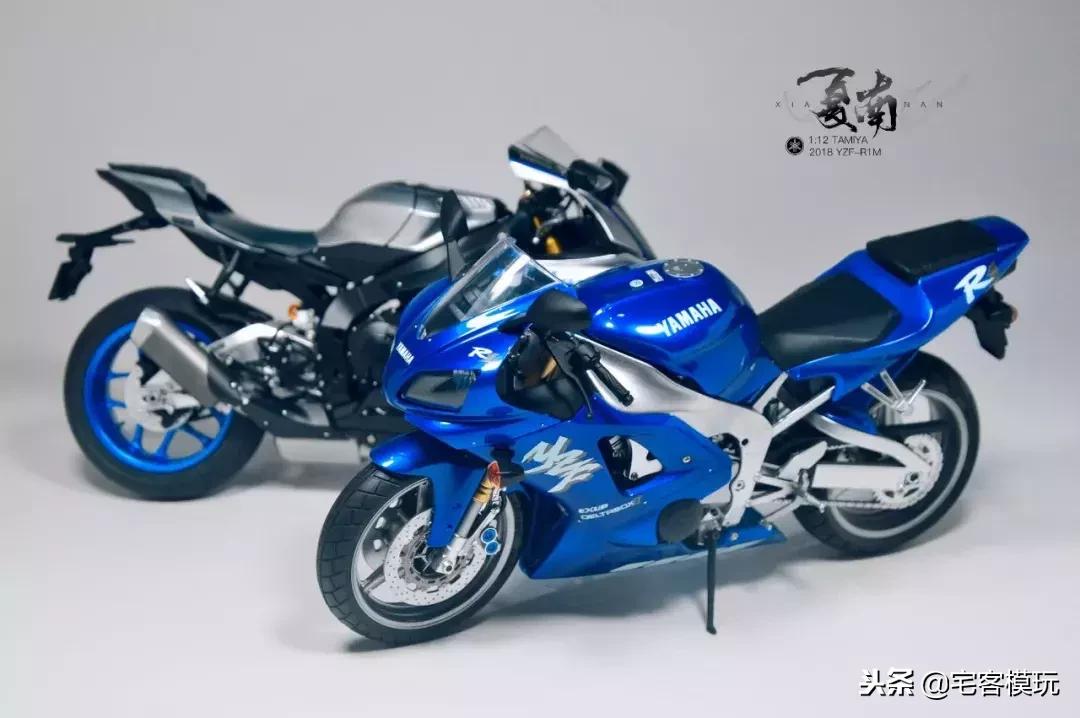 模型制作范例：田宫1:12雅马哈YZF-R1M,14133制作过程