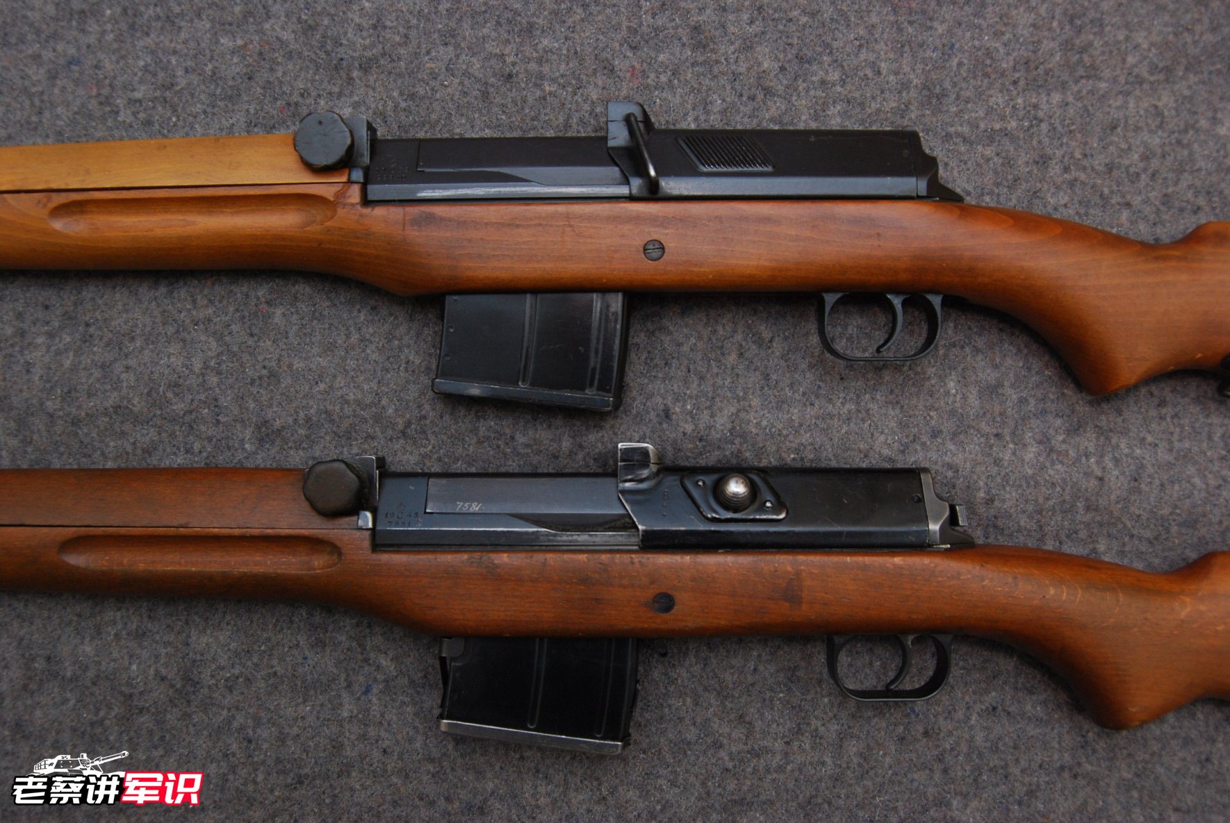 二战半自动步枪sks56,二战德国stg44自动步枪