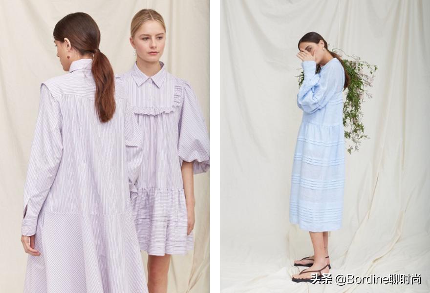 leemathews2021春夏,经典复古的条纹波点碎花