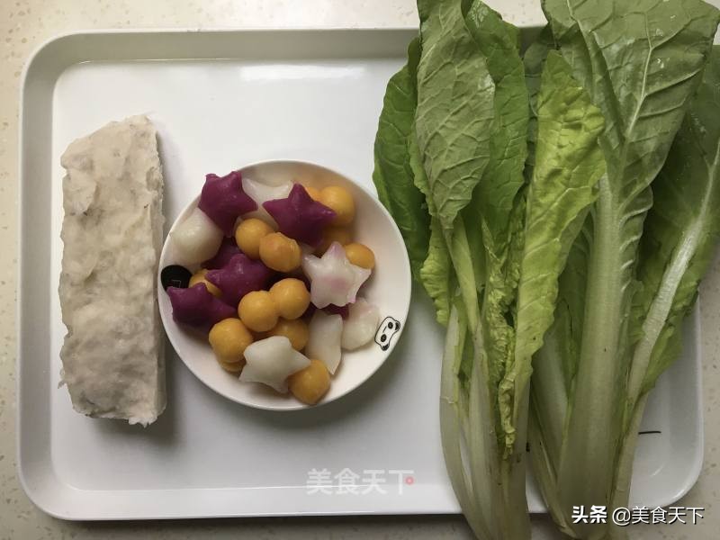 开胃番茄虾滑的做法,开胃魔芋贡菜素虾滑