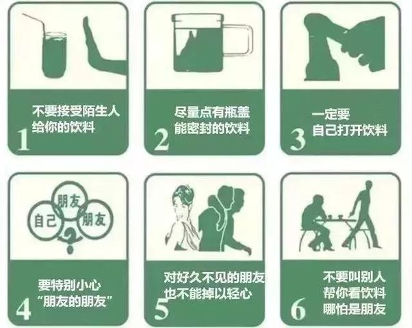 小心陌生人的饮料,小心陌生人的糖果和饮料