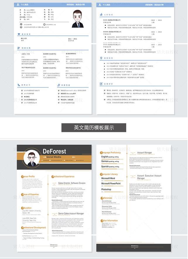 应届毕业生求职简历模板范文英文,求职简历模板大学生英语