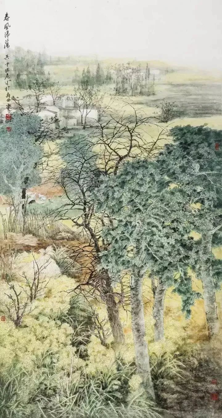 充满诗情画意的山水田园风光,慢慢体味令人陶醉的田园山水韵味