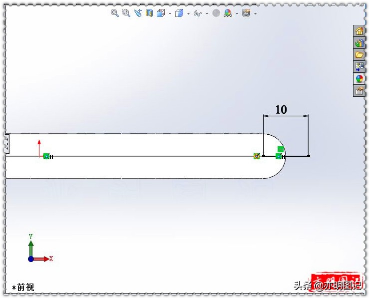 solidworks画变径直管,亦明图记教程