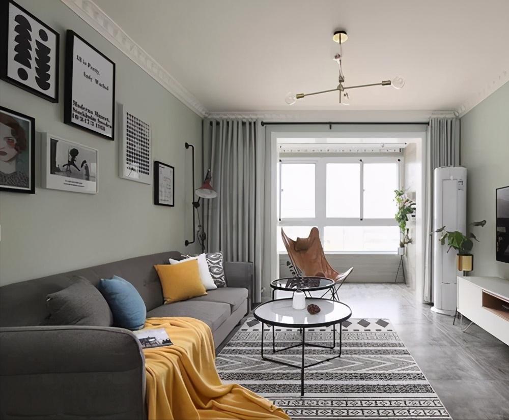 客厅不吊顶贴石膏线效果图,客厅不吊顶只做石膏线条