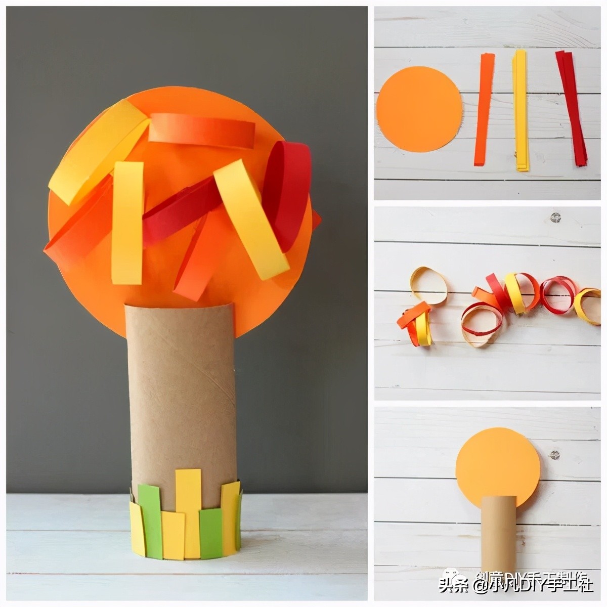 植树节手工又简单又漂亮,植树节绿色手工创意作品