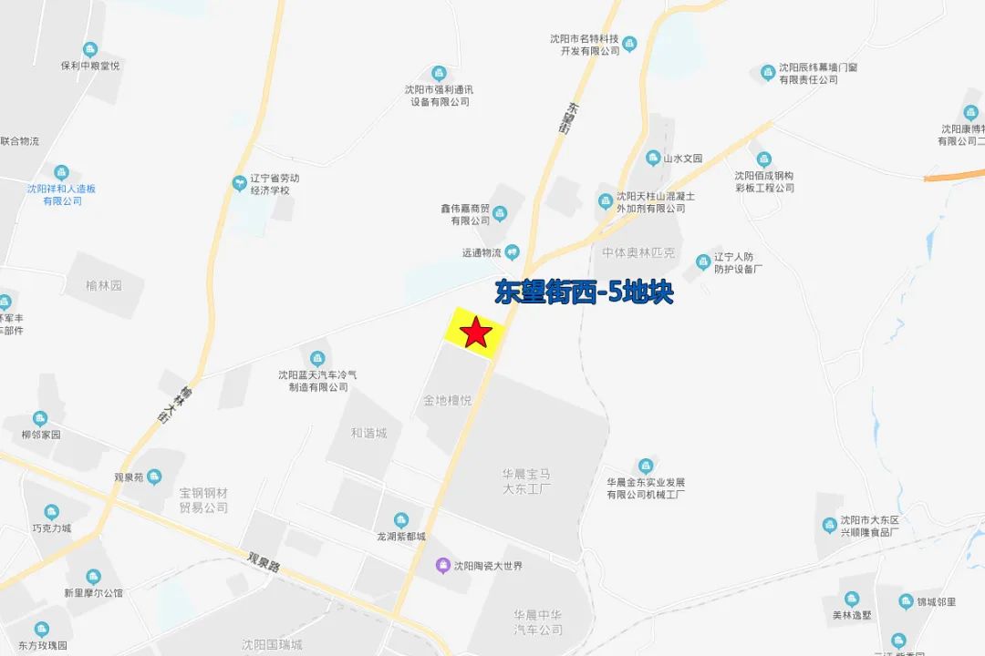 沈阳24年铁西土地拍卖地块,经开区1.25亿土地出让