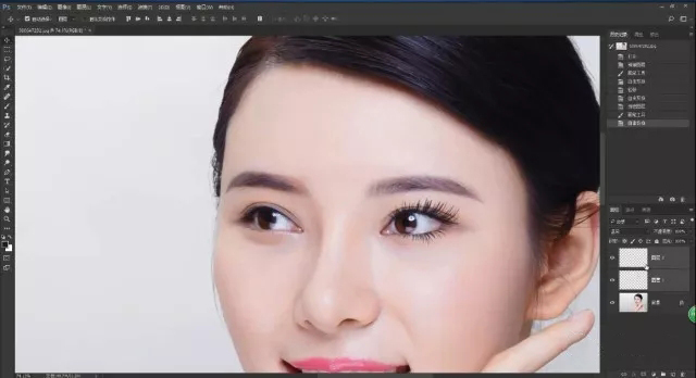 ps如何给人物画眼睫毛,用photoshop怎么修饰睫毛眉毛