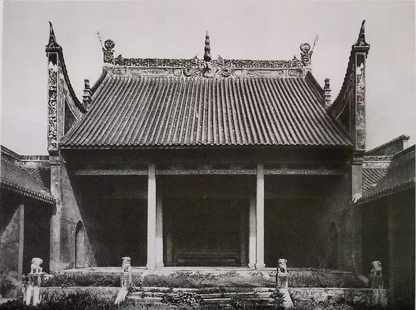 100年前中国风景建筑老照片,两亿多年前的景观