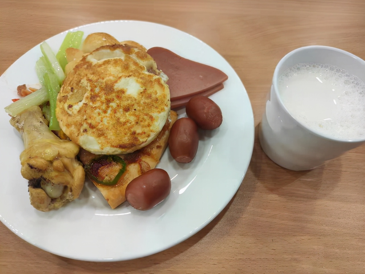 员工自助早餐,公司食堂低脂早餐推荐