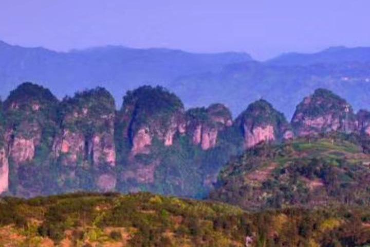 新昌穿岩十九峰农家乐住宿,绍兴穿岩十九峰风景区