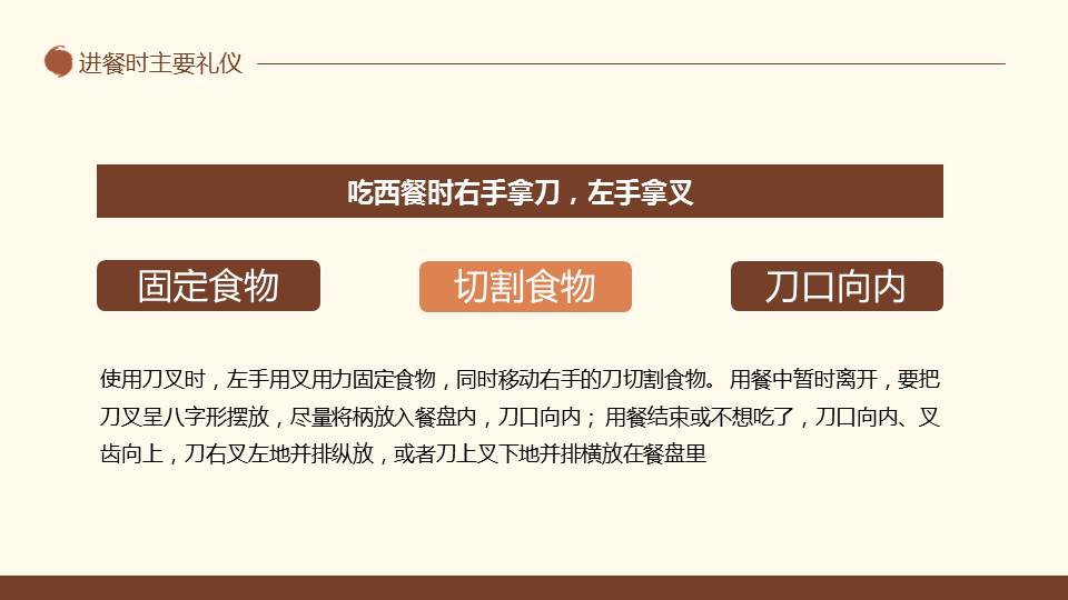 中西方餐桌礼仪培训PPT课件分享，共21P