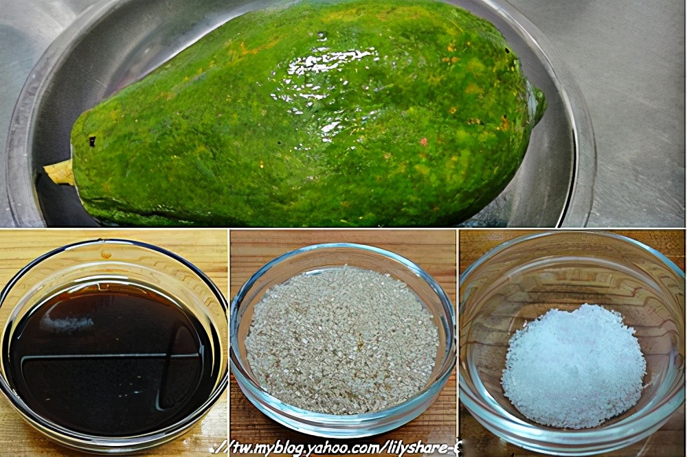 酸脆青木瓜,青木瓜脆酸甜