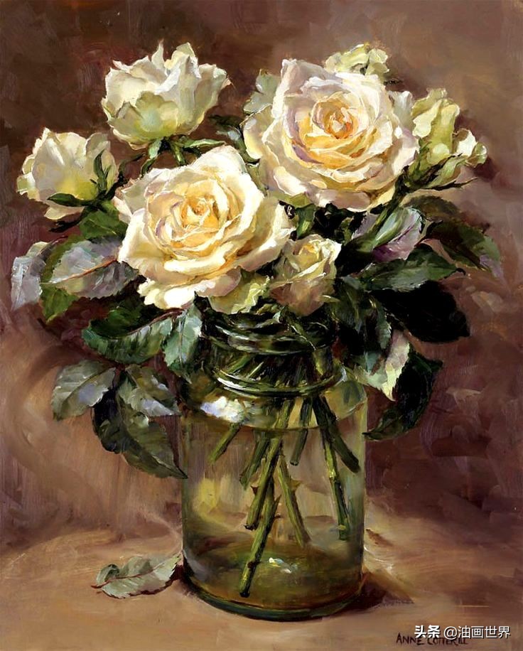 花开了,我便画花!花谢了,我便画自己!