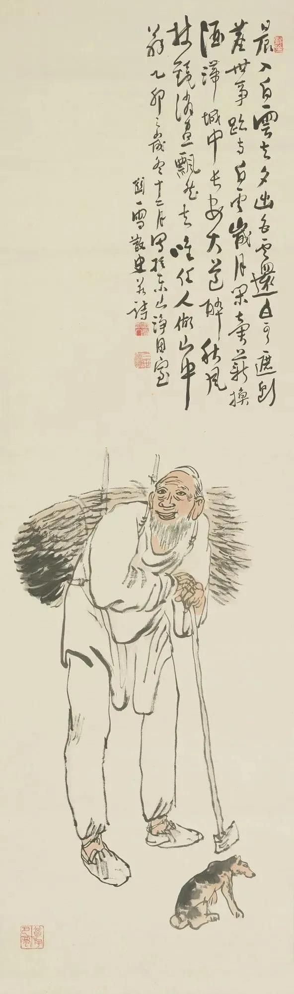 傅抱石和桥本关雪,桥本关雪这画值多少钱