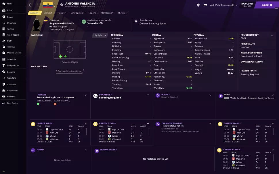 fm2021各位置最好用的球员,fm2021开档必签球员推荐