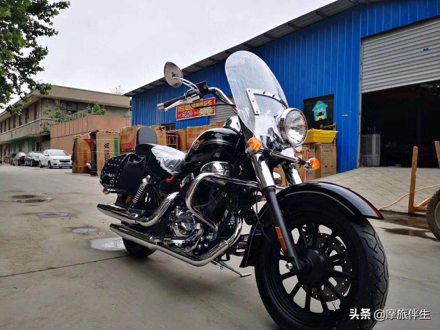 钱江摩托最像哈雷的车,国产太子250钱江巡航摩托车