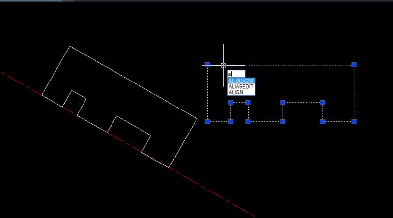 cad怎么旋转对齐角度,cad如何旋转对齐又改坐标