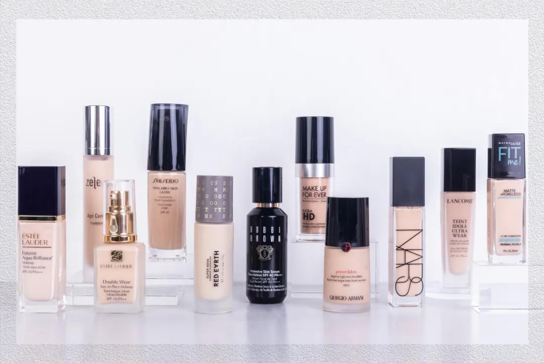 8小时实测11瓶网红粉底液,干皮、油皮、痘痘肌照着买就对了!
