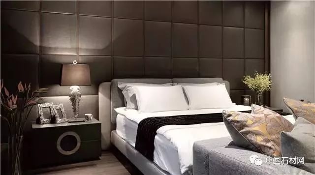 现代简约全屋大理石别墅效果图,轻奢风装修大理石别墅图片