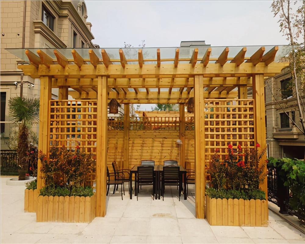 庭院花架怎样搭最便宜,院子做什么花架最好看