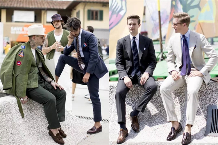收起你的帆布鞋吧,英伦风乐福鞋痞帅穿搭