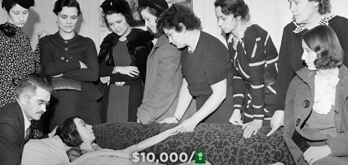 牙齿烂光，脸长巨瘤，骨头还会发光，被美国资本家逼向绝路的女工