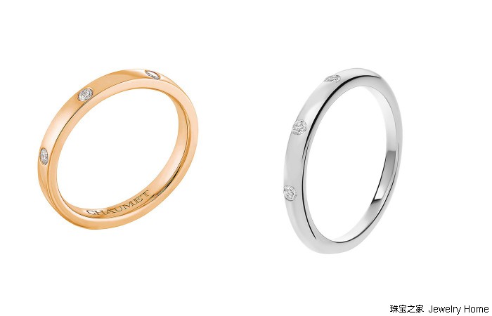 普通又简单的婚戒,简单款式无钻戒指