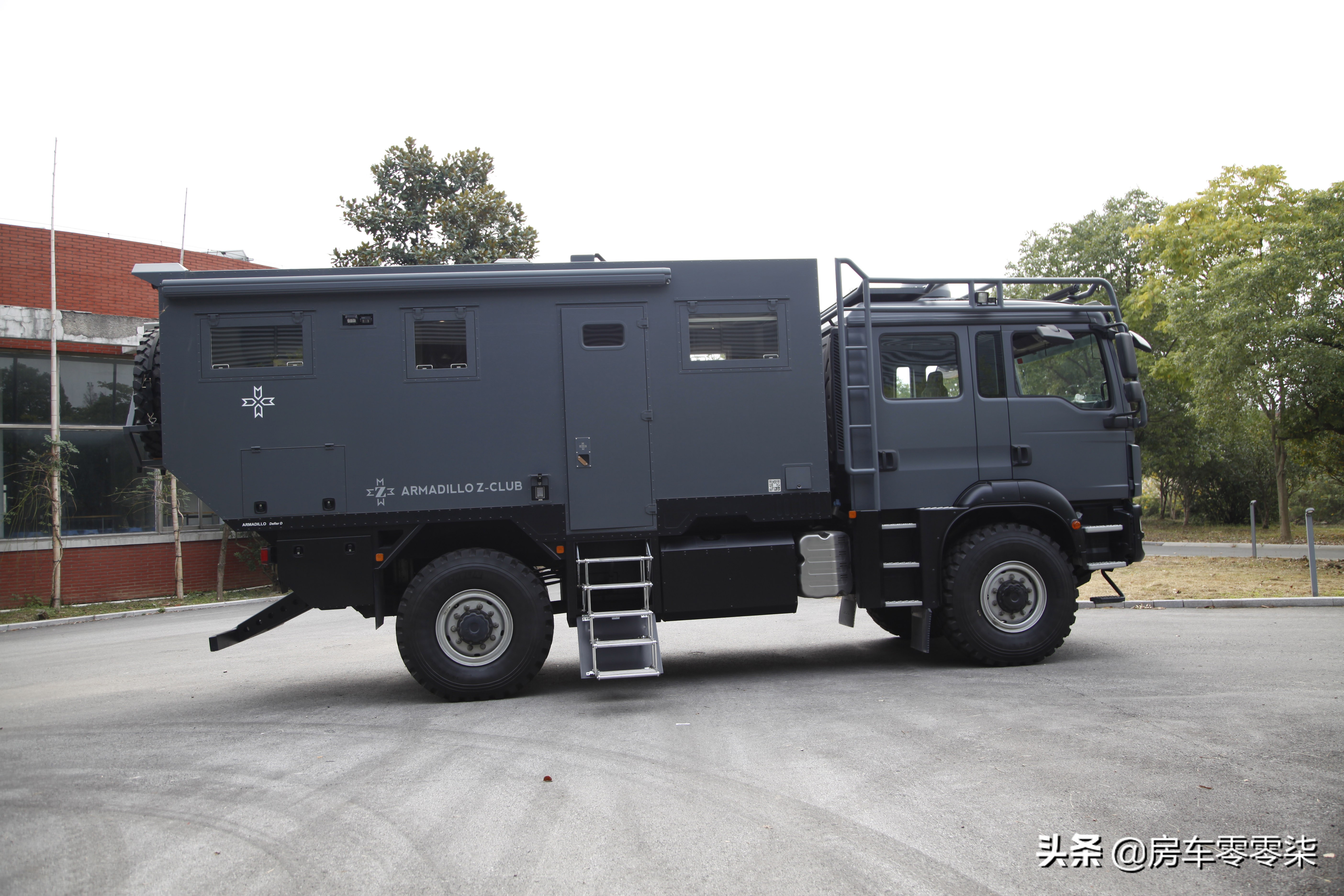 500万的德国曼卡4x4越野房车,德国曼4x4越野房车试驾视频