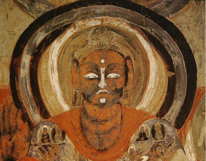 敦煌428窟介绍,敦煌329窟壁画飞天图