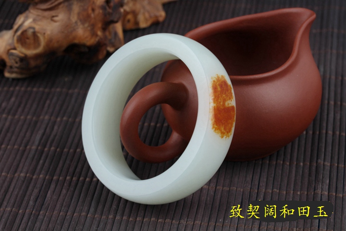 和田玉几何造型手镯,和田玉手镯臻选