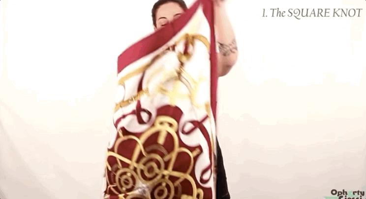 爱马仕丝巾绑法视频,爱马仕丝巾怎么绑好看