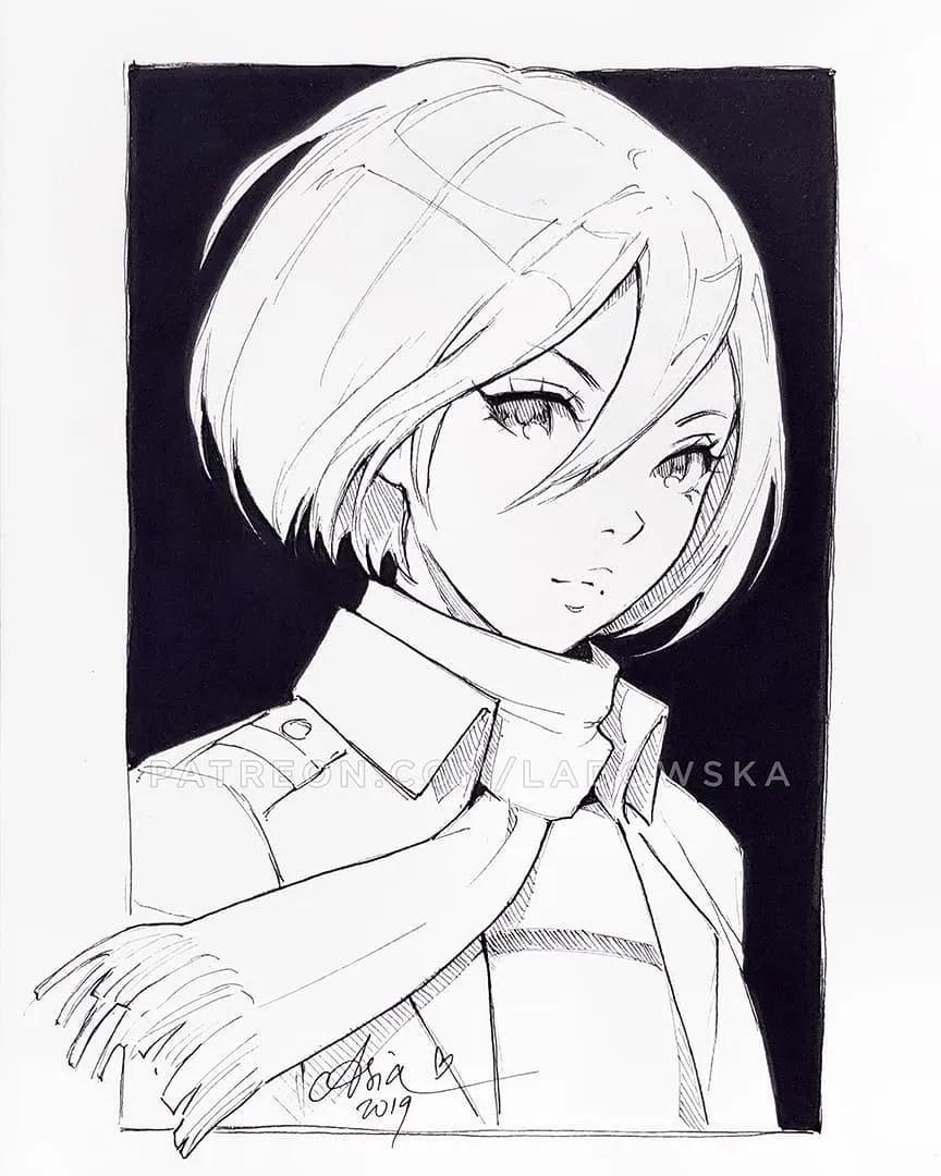 软萌可爱的动漫美少女怎么画,画可爱的动漫美少女特别简单