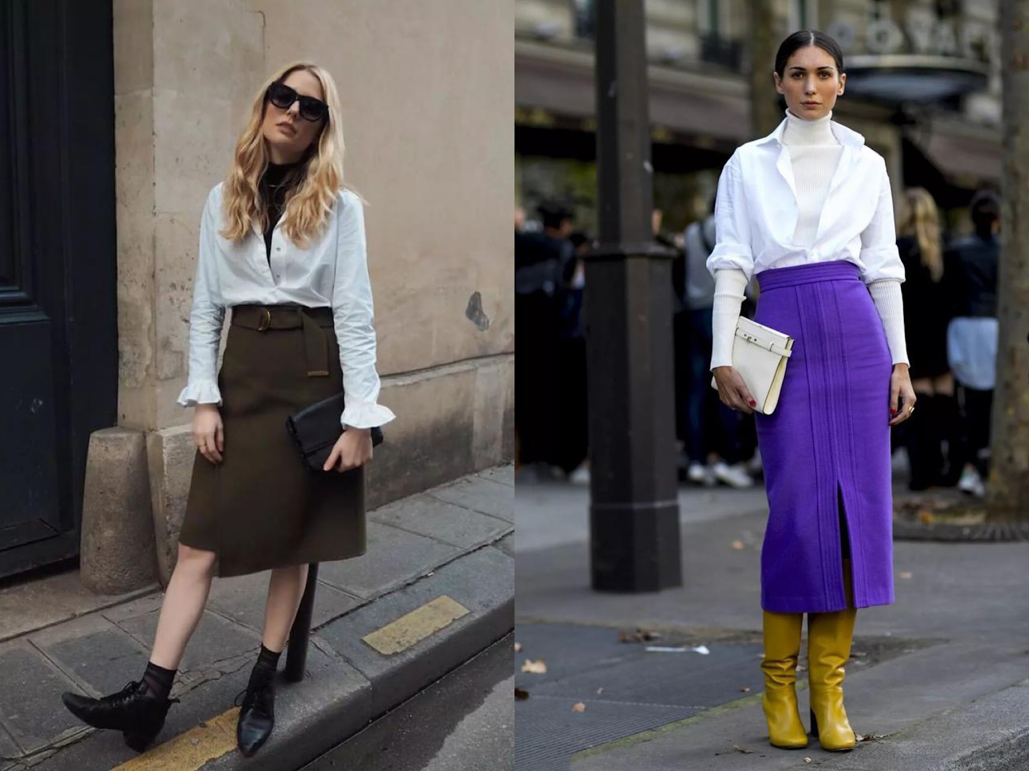 毛衣穿搭与衬衫搭配,冬天毛衣时尚穿法让你秒变小公主